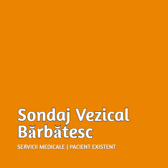 Sondaj vezical bărbatesc - pacient existent